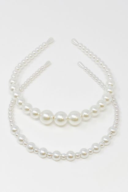 Pearl Bauble Headband Set