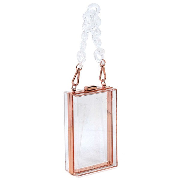 Acrylic See Through Clutch