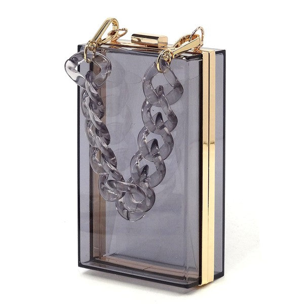 Acrylic See Through Clutch