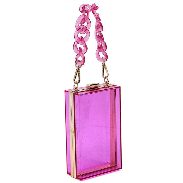Acrylic See Through Clutch