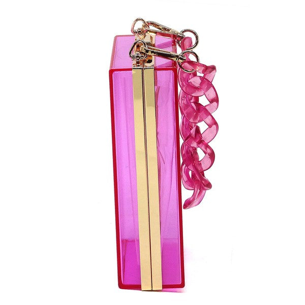 Acrylic See Through Clutch