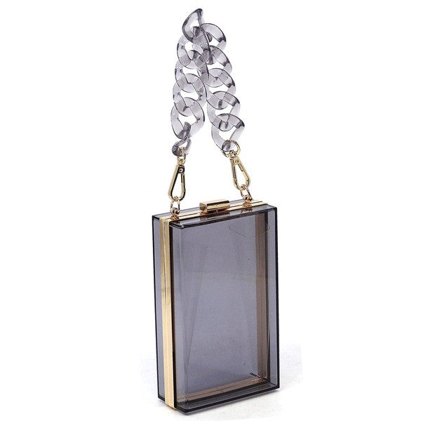 Acrylic See Through Clutch