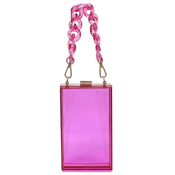 Acrylic See Through Clutch