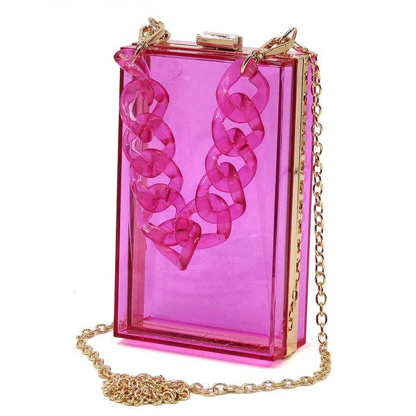 Acrylic See Through Clutch