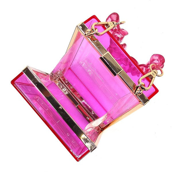 Acrylic See Through Clutch