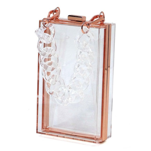 Acrylic See Through Clutch