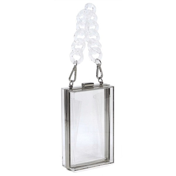 Acrylic See Through Clutch