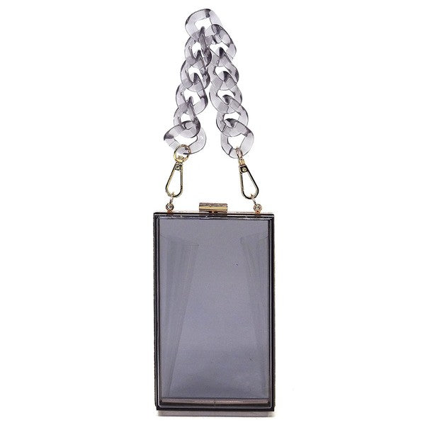 Acrylic See Through Clutch