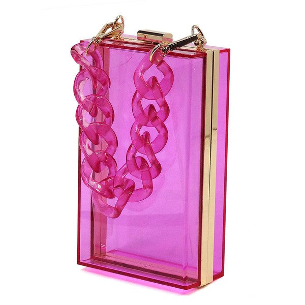 Acrylic See Through Clutch