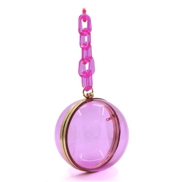 See Through Ball Crossbody Bag