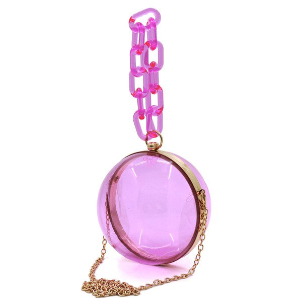 See Through Ball Crossbody Bag