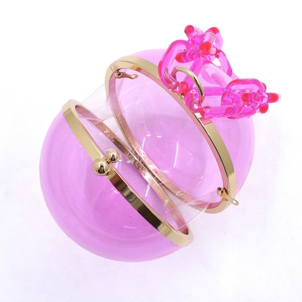 See Through Ball Crossbody Bag