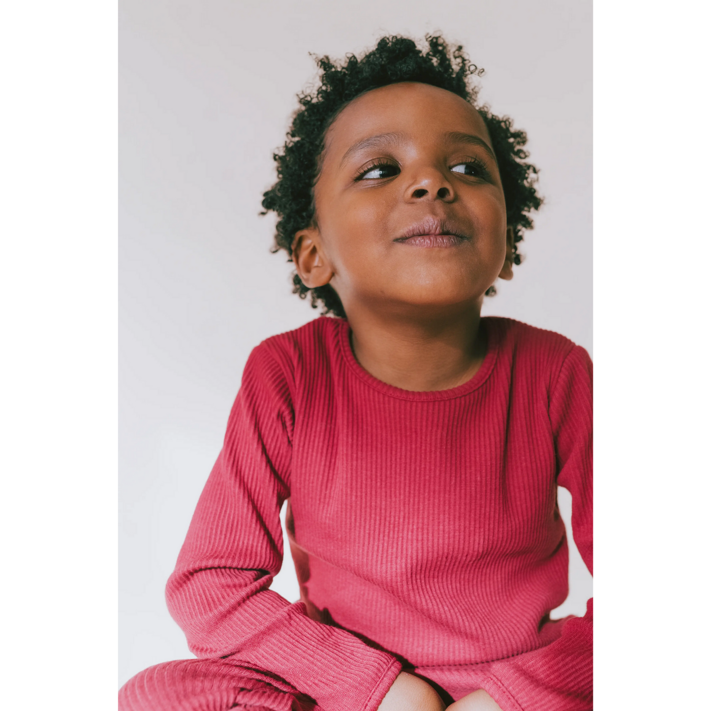 Kids Unisex Ribbed Loungewear Set