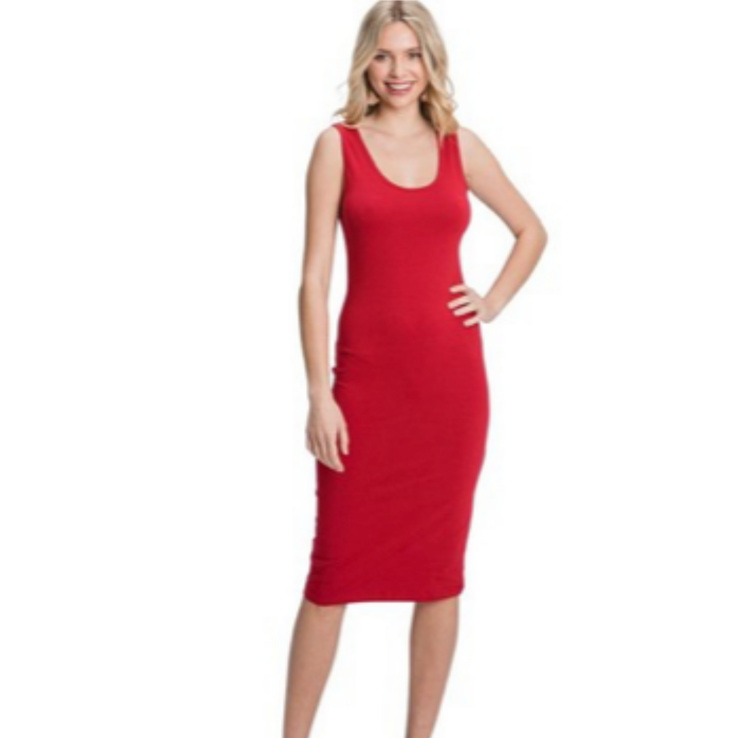 Sleeveless Midi Dress