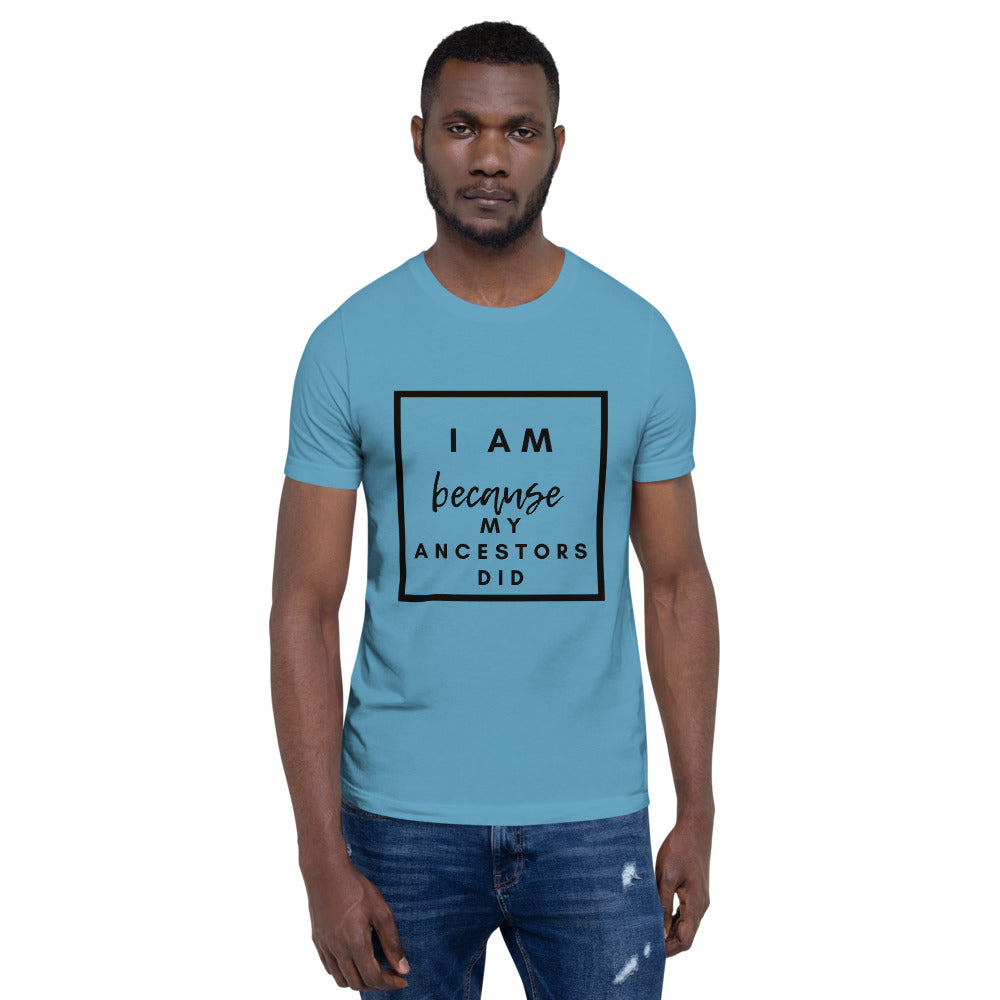 I Am Because My Ancestors Did Unisex T-Shirt