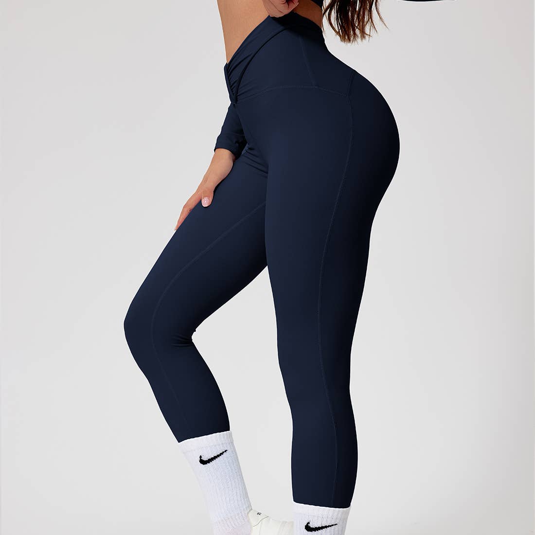 Women High-Waisted Seamless Naked-Feel Yoga Leggings