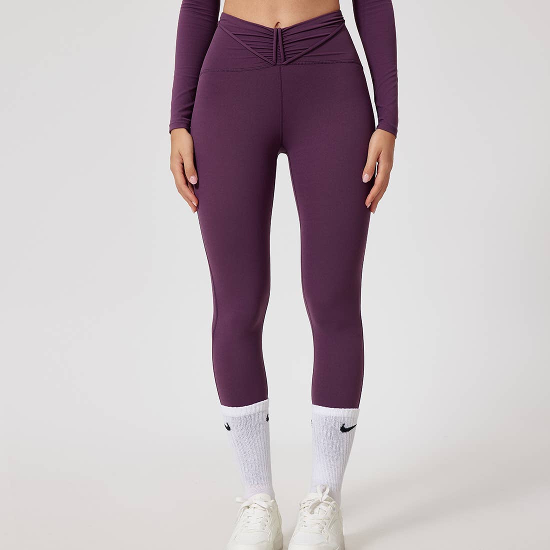 Women High-Waisted Seamless Naked-Feel Yoga Leggings
