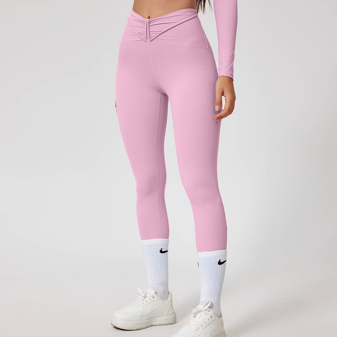 Women High-Waisted Seamless Naked-Feel Yoga Leggings