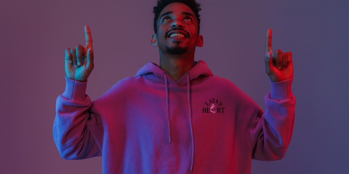 ZayasHeart Pink Logo Unisex Hoodie