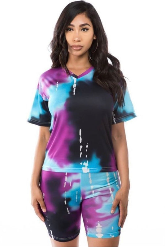 Tie Dye Short Set