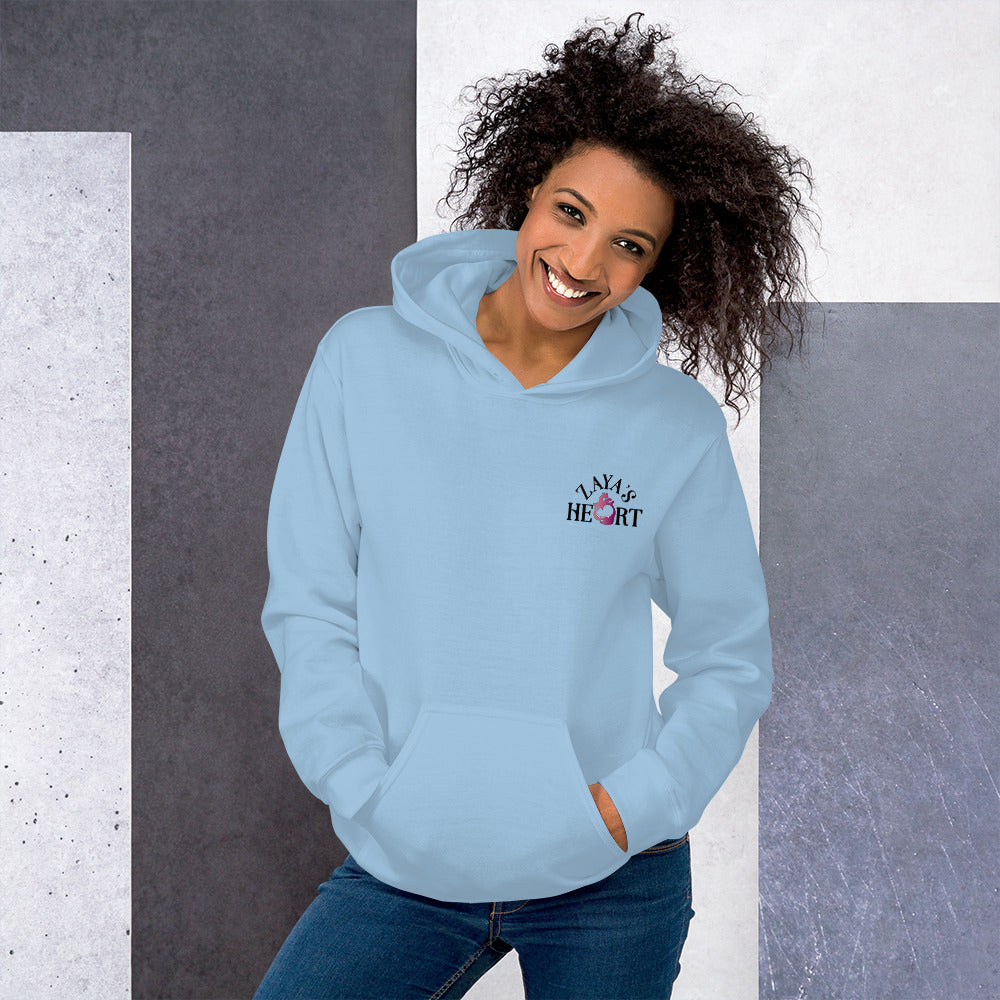 ZayasHeart Pink Logo Unisex Hoodie