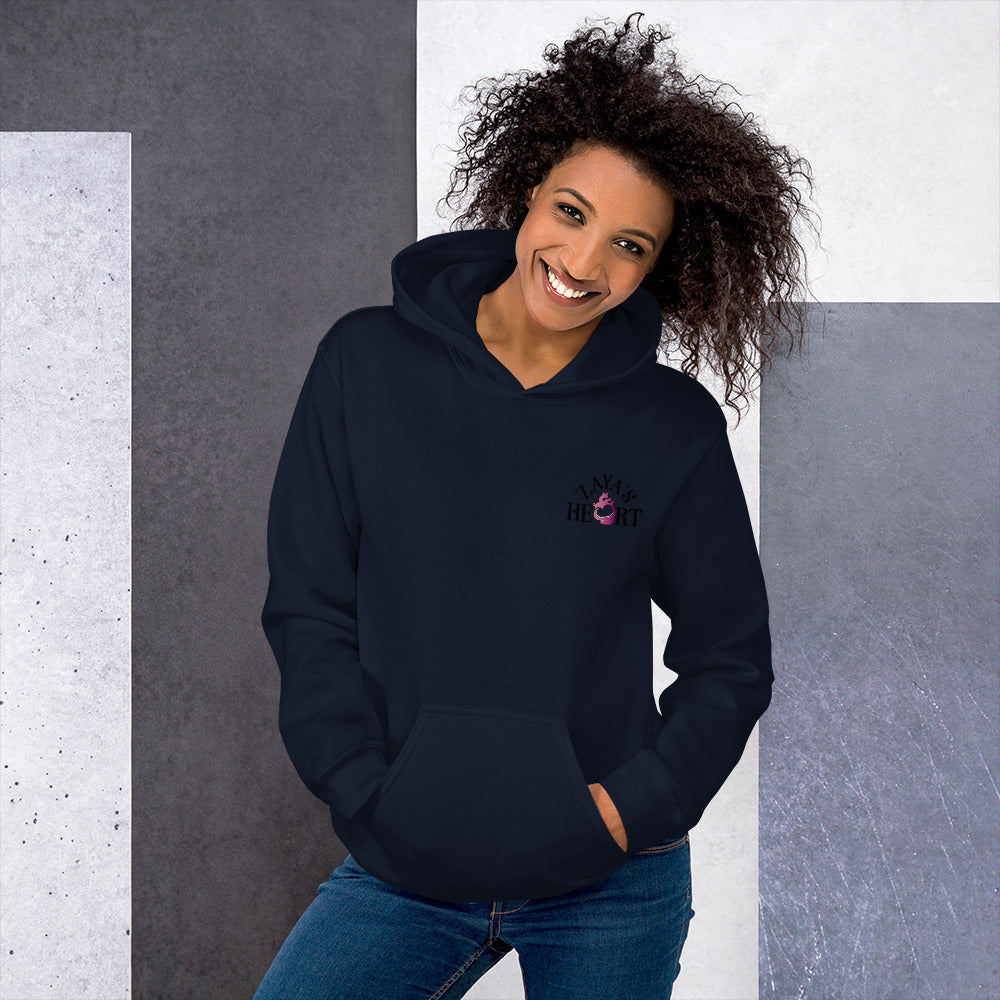 ZayasHeart Pink Logo Unisex Hoodie