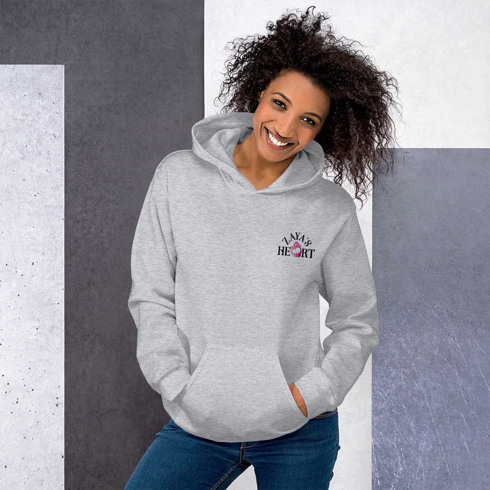 ZayasHeart Pink Logo Unisex Hoodie
