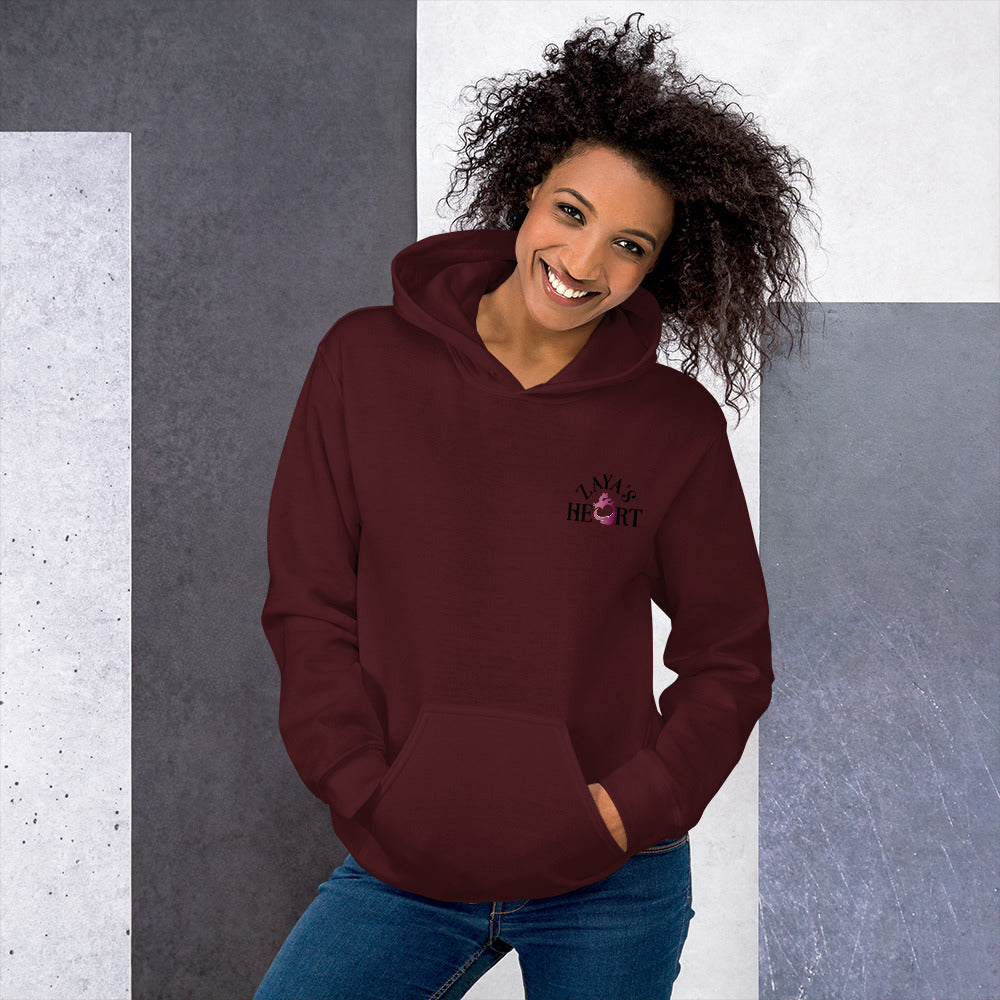 ZayasHeart Pink Logo Unisex Hoodie