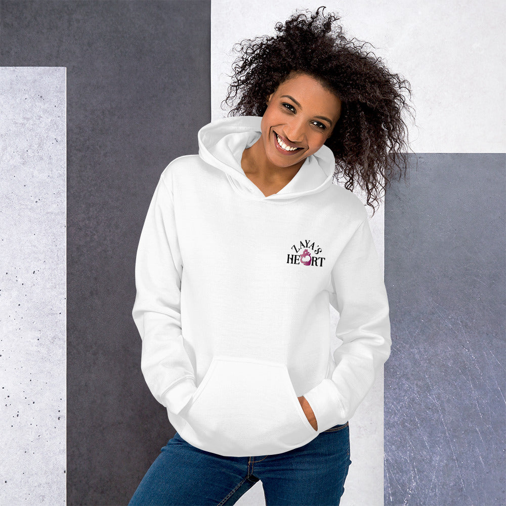 ZayasHeart Pink Logo Unisex Hoodie