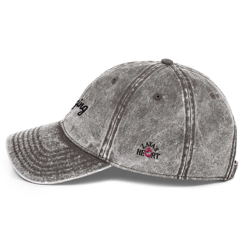 grey kinging vintage cotton twill cap